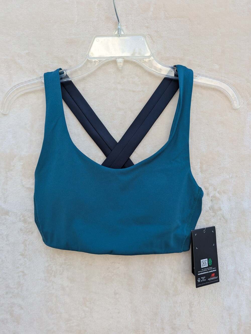 New Balance Blue Crossback Sports Bra Size XS New With Tags